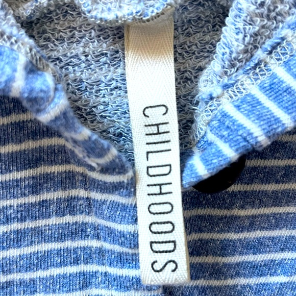 Boys Striped Coverall by Childhoods - 6-12 Months - Picture 3 of 3